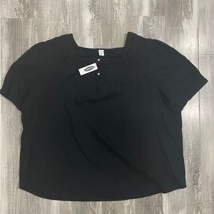 NWT Black Old Navy Short Sleeve Top